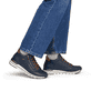 Baskets basses remonte bleues femmes R6777-14 avec membrane remonteTEX. Chaussure au pied.