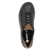 Dunkelblau-braune remonte Damen Schnürschuhe R1402-16. Schuh von oben.