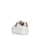 Weiße remonte Damen Sneaker Low D0903-81 mit Reißverschluss sowie Komfortweite G. Schuh von hinten.