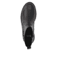 Schwarze remonte Damen Kurzstiefel D4B72-00 mit wasserabweisender TEX-Membran. Schuh von oben.