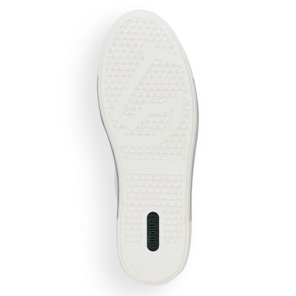 Weiße remonte Damen Sneaker Low D0913-80 mit Schnürung sowie der Komfortweite G. Schuh Laufsohle.