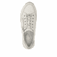 Beige remonte Damen Sneaker Low R6716-60 mit Reißverschluss sowie Komfortweite G. Schuh von oben.
