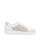 Weiße remonte Damen Sneaker Low D2E03-80 mit Reißverschluss sowie Komfortweite G. Schuh Innenseite.