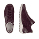 Weinrote remonte Damen Schnürstiefel R1454-35 mit wasserabweisender TEX-Membran. Schuh von oben, liegend.