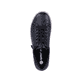 Schwarze remonte Damen Schnürschuhe D0700-00 mit wasserabweisender TEX-Membran. Schuh von oben.