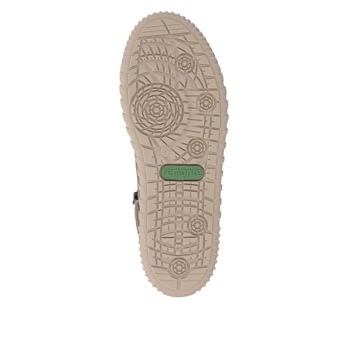 Graue remonte Damen Schnürstiefel D4A74-42 mit wasserabweisender TEX-Membran. Schuh Laufsohle.