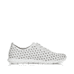 Weiße remonte Damen Schnürschuhe R7101-80 mit der Komfortweite G. Schuh Innenseite.