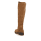 
Nougatbraune remonte Damen Hochschaftstiefel D8387-24 mit einer dämpfenden Profilsohle. Schuh von hinten