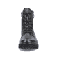 
Grüngraue remonte Damen Biker Boots D8671-52 mit Schnürung und Reißverschluss. Schuh von vorne.