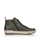 Grüngraue remonte Damen Schnürschuhe D0771-54 mit Schnürung und Reißverschluss. Schuh Innenseite