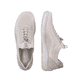 Beige remonte Damen Slipper R3518-60 mit einem Gummizug sowie der Komfortweite G. Schuh von oben, liegend.