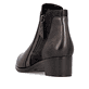 Bottines remonte métalliques pour femme R5172-90 avec fermeture éclair. Chaussure vue de dessus.