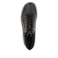 Schwarze remonte Damen Schnürschuhe R1457-02 mit wasserabweisender TEX-Membran. Schuh von oben.
