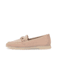 Rosane remonte Damen Loafer D2F00-31 mit einem Gummizug. Schuh Außenseite.