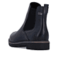 Blaue remonte Chelsea Boots D2Q70-14 mit wasserabweisender remonteTEX-Membran. Schuh von oben.
