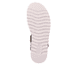 Beige remonte Riemchensandalen D0Q52-60 mit einem Klettverschluss. Schuh Laufsohle.