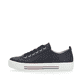 Blaue remonte Damen Sneaker Low D0900-15 mit Schnürung sowie der Komfortweite G. Schuh Außenseite.