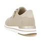 Beige remonte Damen Sneaker Low R6705-61 mit Reißverschluss sowie Komfortweite G. Schuh von hinten.