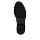 Schwarze remonte Hochschaftstiefel D2S74-00 mit einem Reißverschluss. Schuh Laufsohle.