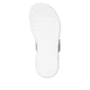 Blaue vegane remonte Damen Pantoletten D2N50-14 mit einem weichen Fußbett. Schuh Laufsohle.