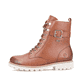 Braune remonte Damen Schnürstiefel D8475-24 mit wasserabweisender TEX-Membran. Schuh Außenseite.
