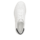 Weiße remonte Damen Sneaker Low D2C01-82 mit Schnürung sowie der Komfortweite G. Schuh von oben.