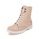 
Schwarze remonte Damen Kurzstiefel D8477-01 mit Reißverschluss sowie einer Profilsohle. Schuh seitlich schräg