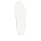 Weiße remonte Damen Sneaker Low D0J01-87 mit einem Reißverschluss. Schuh Laufsohle.