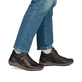 Braun-bronzene remonte Damen Schnürstiefel R1454-26. Schuh am Fuß.