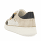 Weiße remonte Damen Sneaker D2E04-80 mit Reißverschluss sowie der Komfortweite G. Schuh von hinten.