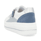 Weiße remonte Damen Sneaker Low D1C01-84 mit Reißverschluss sowie Komfortweite G. Schuh von hinten.