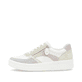 Weiße remonte Damen Sneaker Low D0J01-87 mit einem Reißverschluss. Schuh Außenseite.