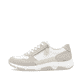 Weiße remonte Damen Sneaker Low D1S03-81 mit Reißverschluss sowie Komfortweite G. Schuh Außenseite.