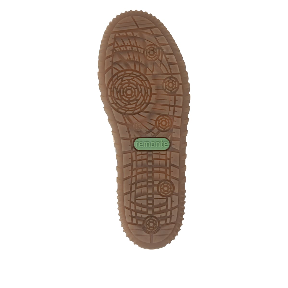 Camelfarbene remonte Damen Schnürstiefel D4A70-20. Schuh Laufsohle.