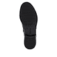 Schwarze remonte Chelsea Boots D0F70-00 mit einem Reißverschluss. Schuh Laufsohle.