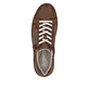 Braune remonte Damen Sneaker D2T00-24 mit wasserabweisender remonteTEX-Membran. Schuh von oben.