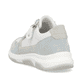 Weiße remonte Damen Sneaker Low D1S03-80 mit Reißverschluss sowie Komfortweite G. Schuh von hinten.