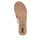 Goldene remonte Damen Pantoletten R8759-90 mit Gummizug sowie leichter Sohle. Schuh Laufsohle.