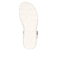 Metallische remonte Riemchensandalen D2K53-91 mit einem Klettverschluss. Schuh Laufsohle.