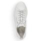 Weiße remonte Damen Sneaker Low D0913-80 mit Schnürung sowie der Komfortweite G. Schuh von oben.