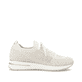 Beige remonte Damen Slipper D1G12-60 mit einem Gummizug. Schuh Innenseite.