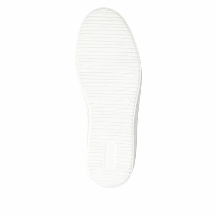 Baskets basses remonte noires pour femme D1C11-03 avec fermeture éclair. Semelle extérieure de la chaussure.