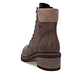 Bottines remonte marron pour femme D1A70-24 avec membrane remonteTEX. Chaussure vue de dessus.