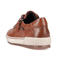 Braune remonte Damen Schnürschuhe D0700-22 mit wasserabweisender TEX-Membran. Schuh von hinten.