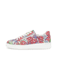 Mehrfarbige remonte Damen Sneaker Low D2E02-90 mit einem Reißverschluss. Schuh Außenseite.