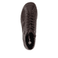 Braun-bronzene remonte Damen Schnürstiefel R1454-26. Schuh von oben.