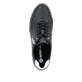Blaue remonte Damen Sneaker Low D2G01-14 mit Reißverschluss sowie Komfortweite G. Schuh von oben.