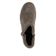 Graue remonte Damen Kurzstiefel D4A73-45 mit wasserabweisender TEX-Membran. Schuh von oben.