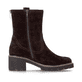 Dunkelbraune remonte Damen Kurzstiefel D0A82-25. Schuh Innenseite.