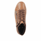 
Nougatbraune remonte Damen Schnürstiefel R7997-24 mit Schnürung und Reißverschluss. Schuh seitlich schräg
